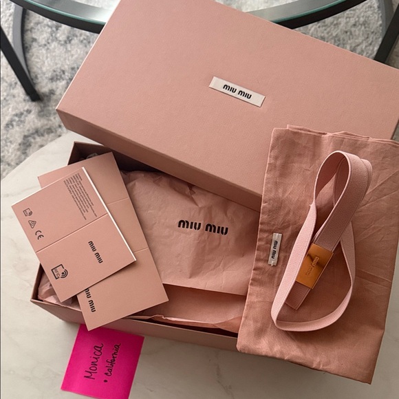 Miu Miu Rhinestone Ballerinas - Picture 13 of 13